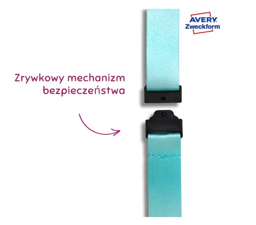Smycz z holderem na kartę pastelowy zielony R4828AG-1R Avery